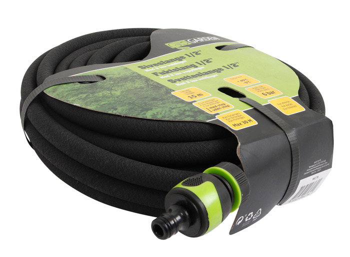 Siveslange 1/2" m/2 lux koblinger 15 meter - Garden®